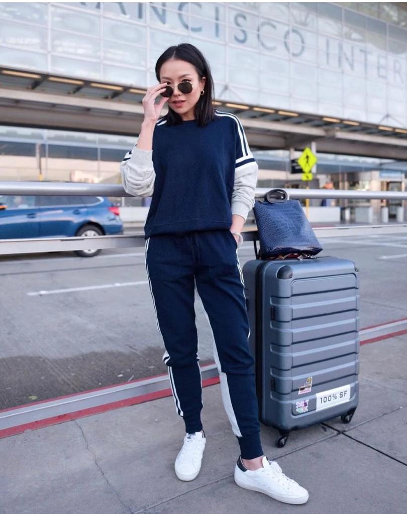 melhores looks para viajar de avião no inverno