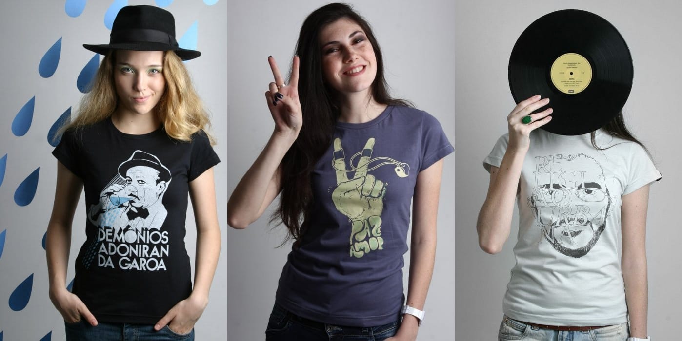 looks com camiseta de banda (rock) estilo grunge