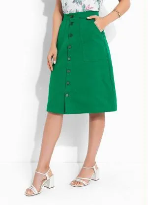 Saia com botões: do casual ao sofisticado
