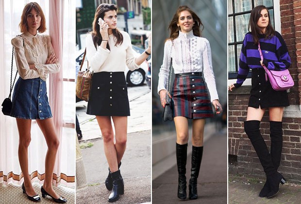 Saia com botões: do casual ao sofisticado