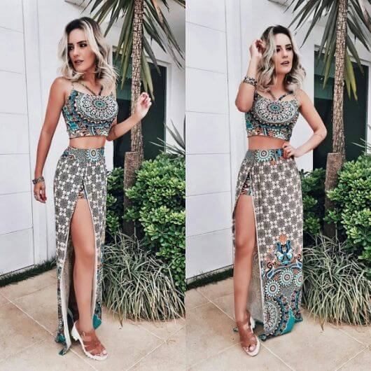 Guia Completo: Como Escolher o Cropped Ideal para Cada Tipo de Saia Longa