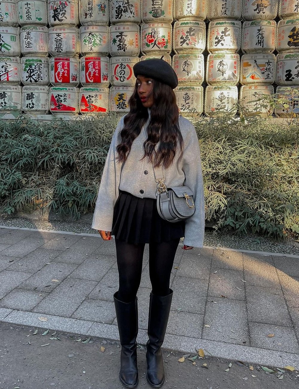 melhores looks com saia plissada curta para eventos