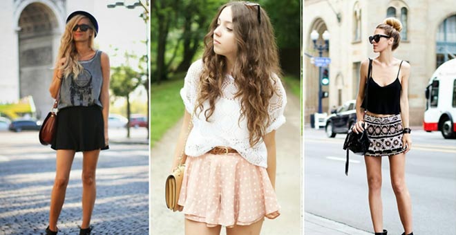 erros comuns ao usar saia plissada curta