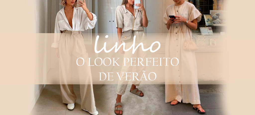 looks com vestido de linho fresco