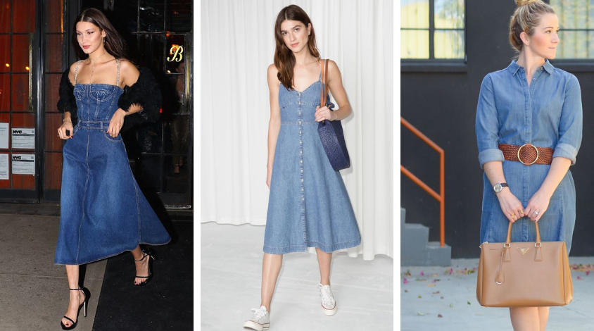 vestido jeans casual bom e barato onde comprar