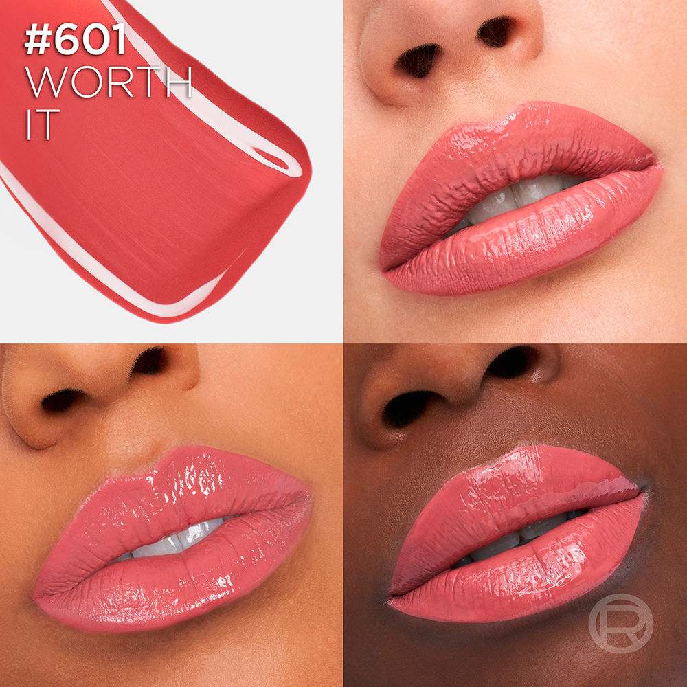 maquiagem com batom gloss (efeito vinil)