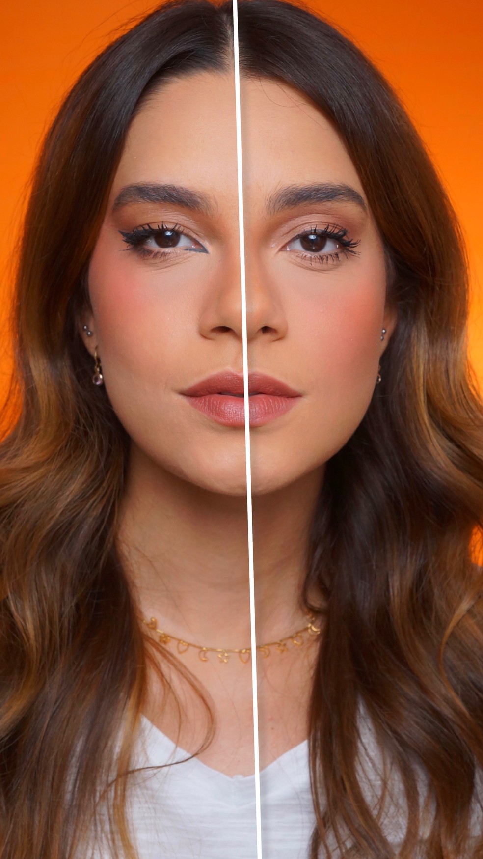 maquiagem para levantar o olhar (lifting)