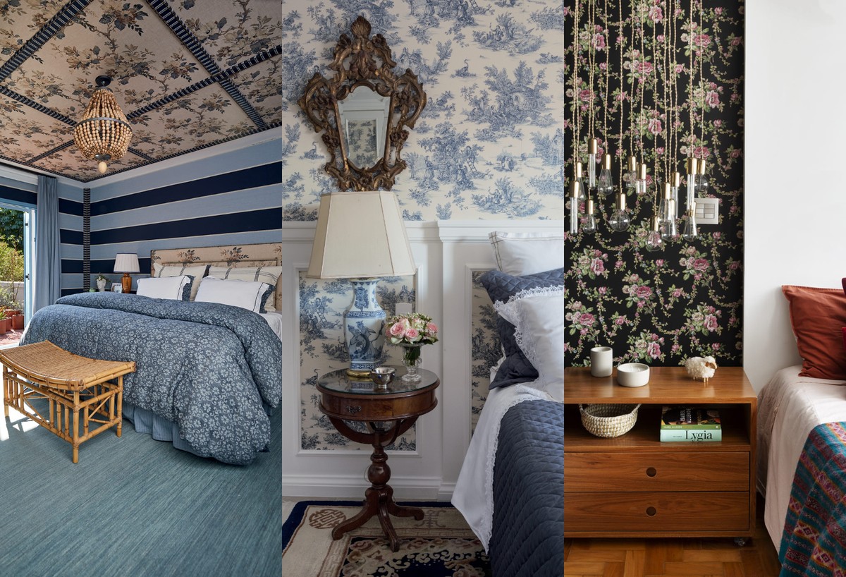 Marca D'Água Floral Branca