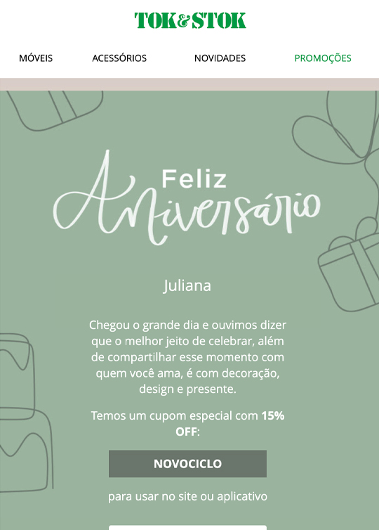 marketing aniversário da empresa