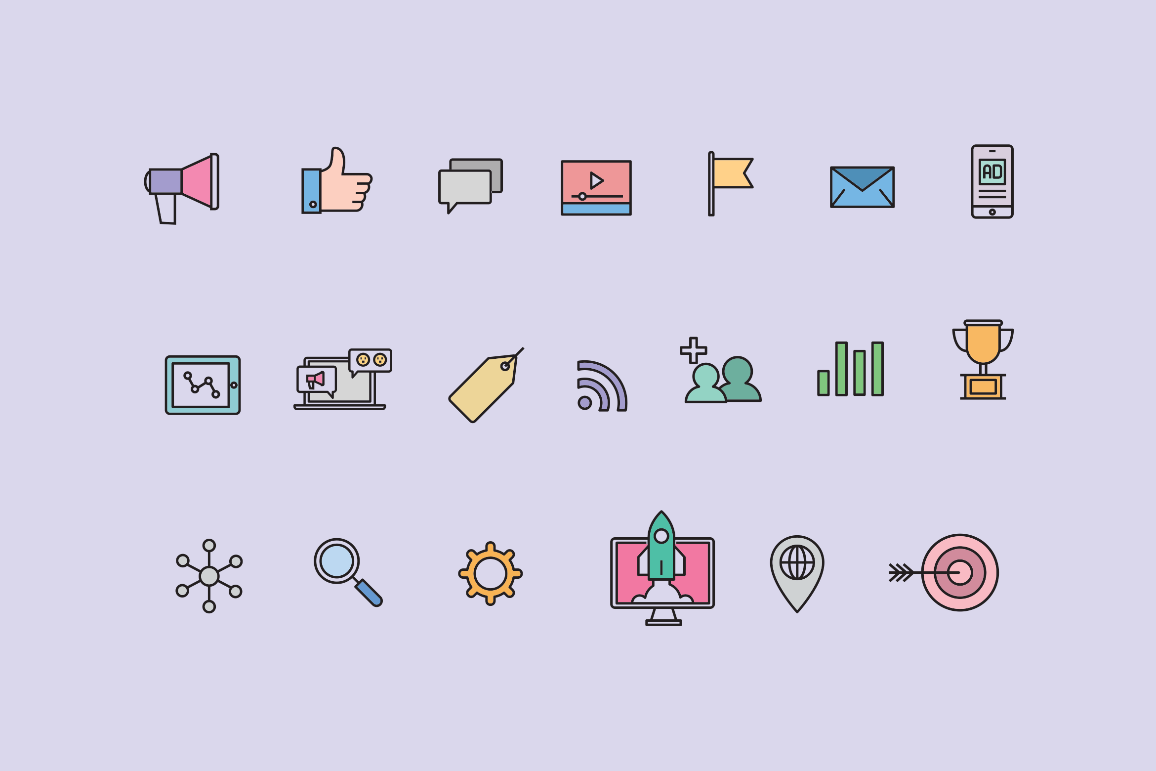 marketing digital icon