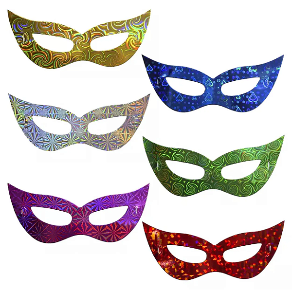 Máscaras de luxo para carnaval