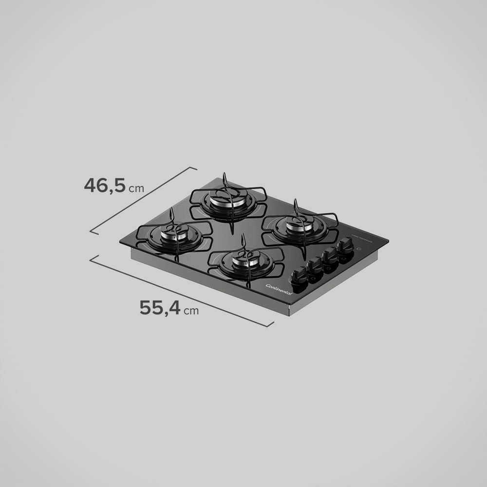 dimensões cooktop 5 bocas consul