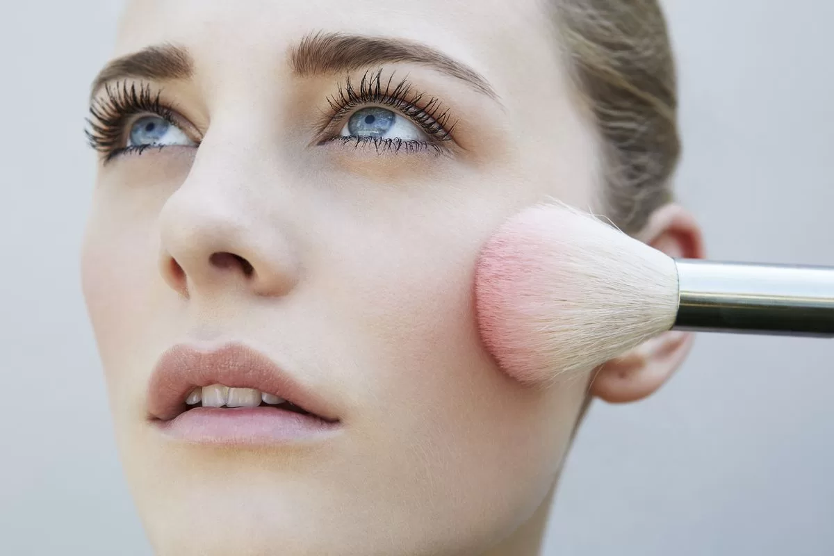 blush com acabamento natural