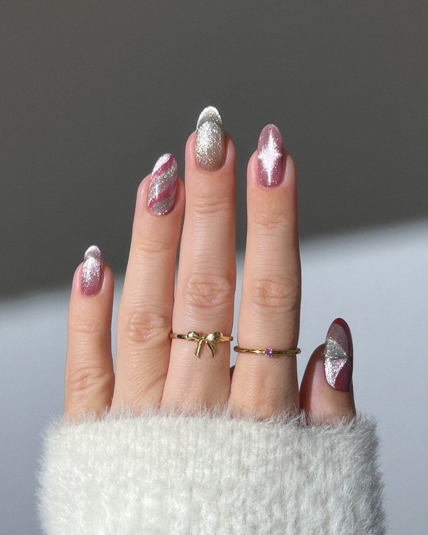 ideias unhas brilho festas fotos