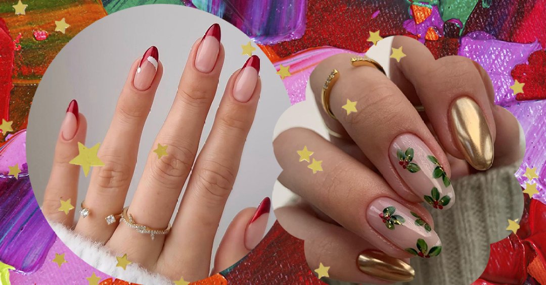 melhores ideias unhas com brilho para festas