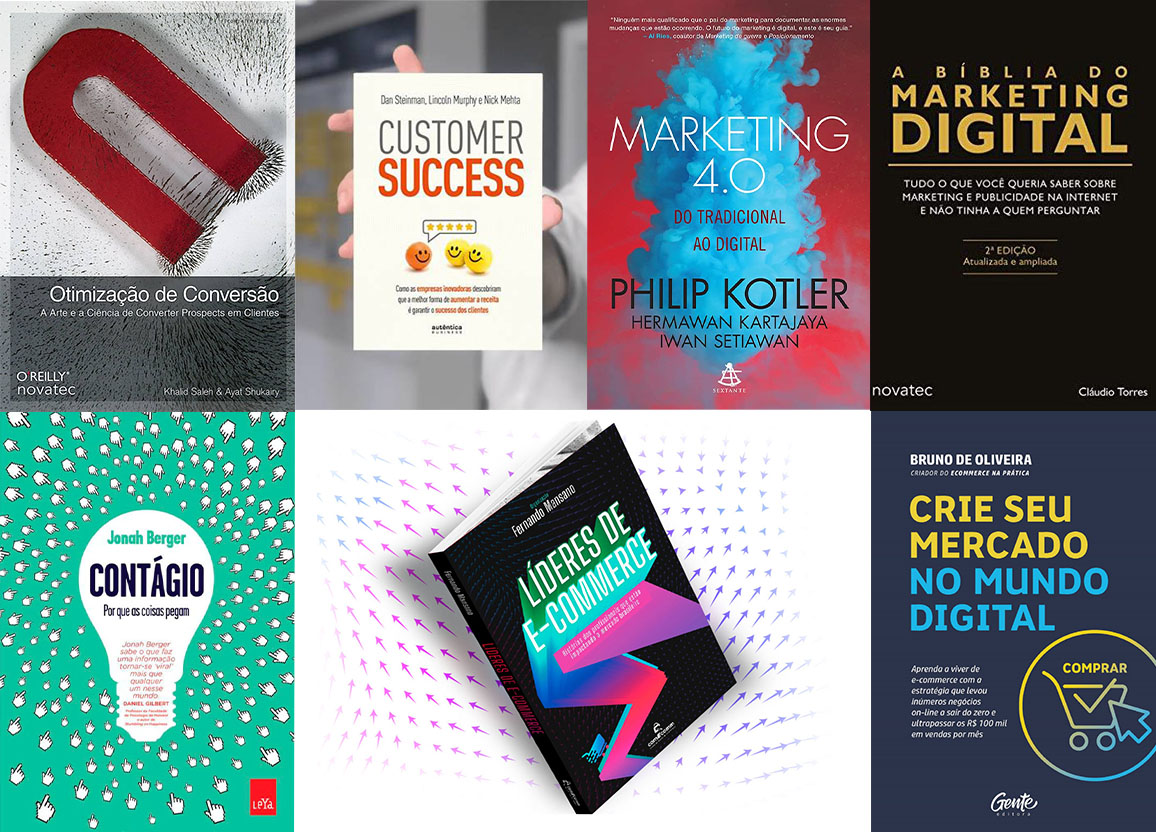 Guia Completo: Como a IA Transforma o Marketing em 2026; Os Fundamentos Psicológicos Essenciais para Campanhas de Marketing de Sucesso; Growth Hacking: Estratégias para Crescimento Exponencial em Marketing; Marketing H2H: Construindo Conexões Humanas na Era Digital; Dominando o Marketing de Conteúdo: Os Melhores Livros e Práticas