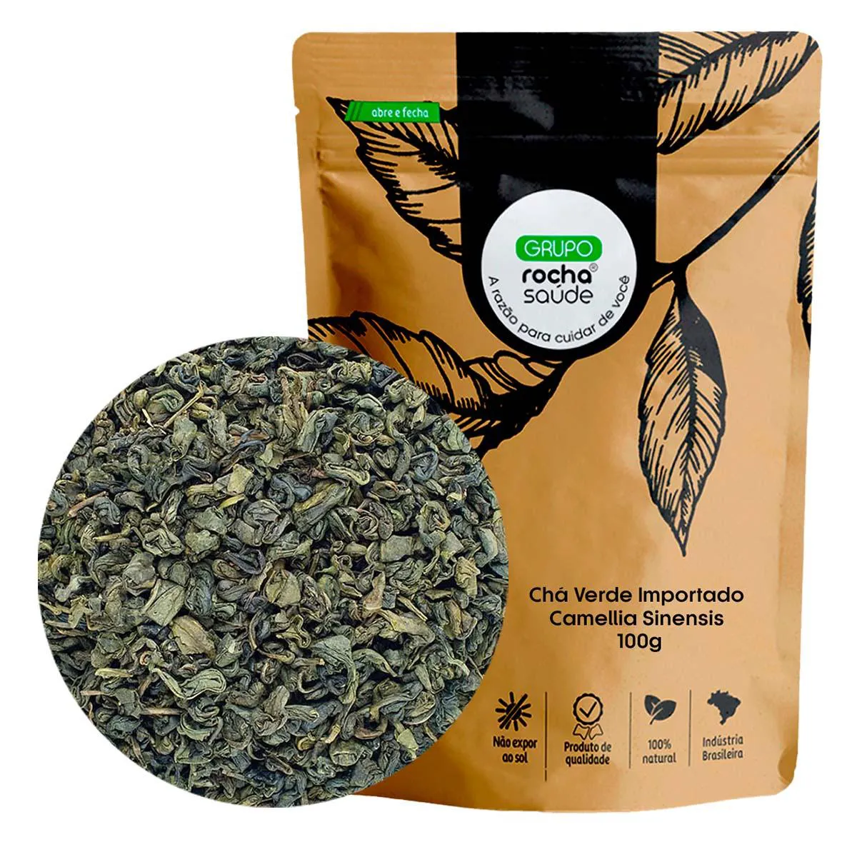 chá verde orgânico importado
