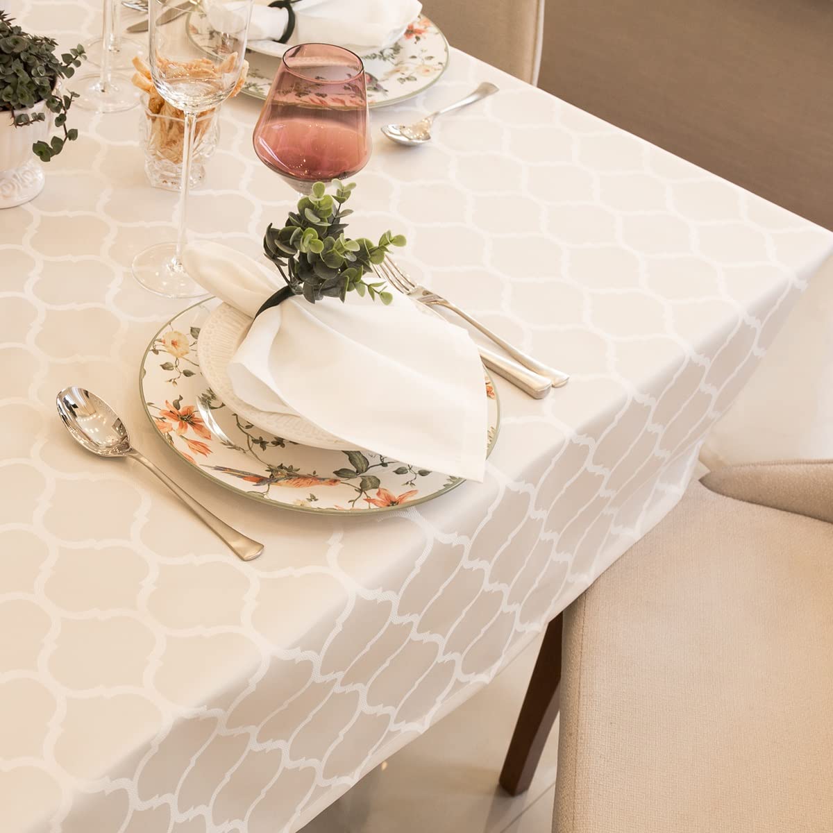 toalha de mesa lavável e impermeável
