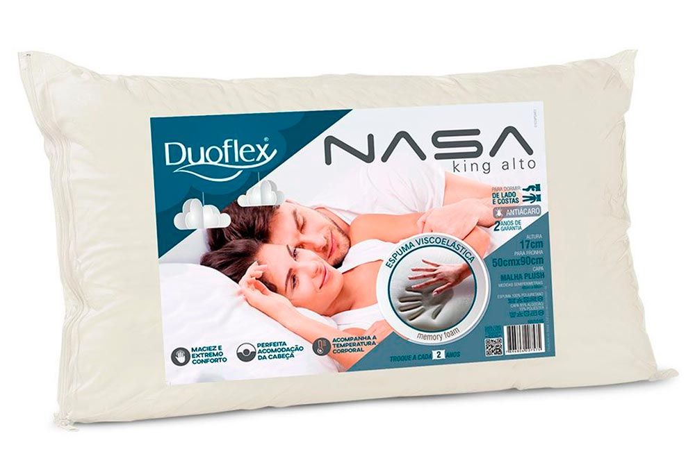 melhores marcas de travesseiro viscoelástico (nasa)