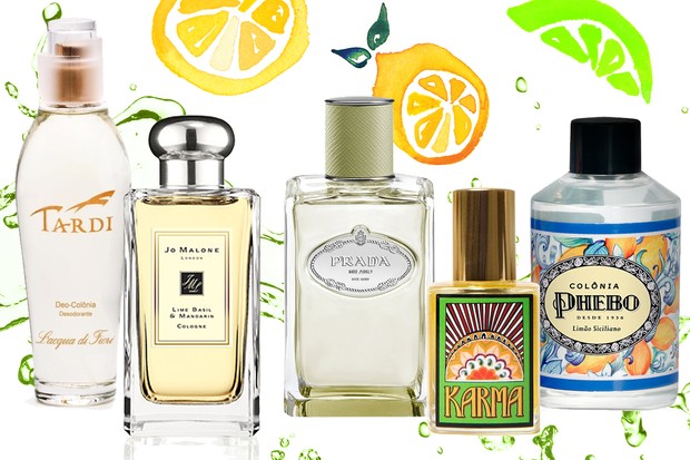 melhores perfumes cítricos para usar no verão