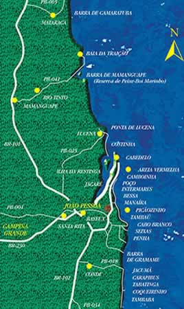 praias naturismo Paraíba