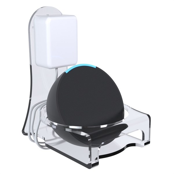 ideias criativas de decoração com suporte de parede para Alexa