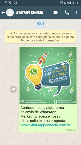 mensagem de marketing whatsapp