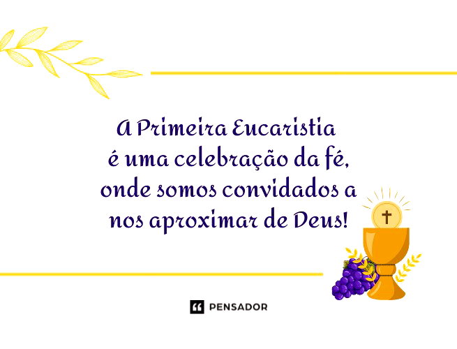 parabéns primeira eucaristia