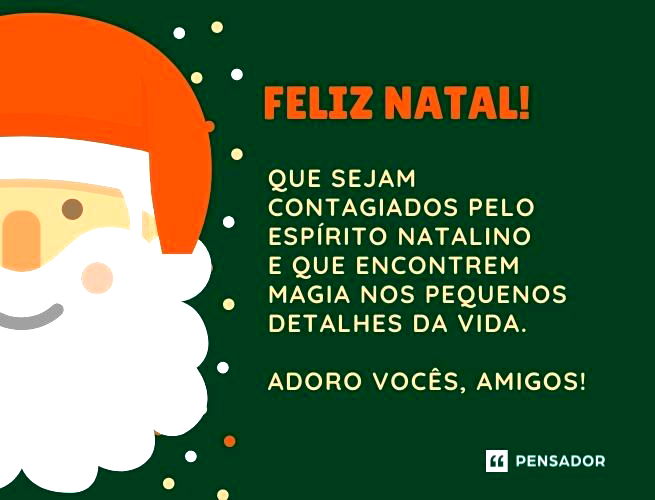 Mensagens De Natal Curtas Para Amigos