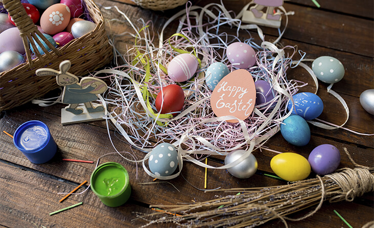 mesa de páscoa para crianças ideias