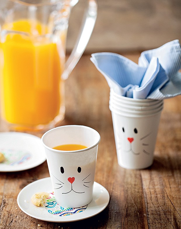 mesa de páscoa para crianças ideias