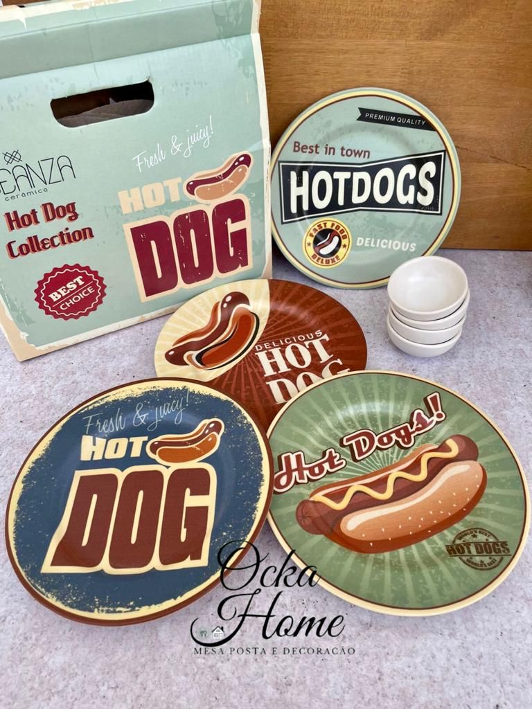 mesa posta cachorro quente minimalista