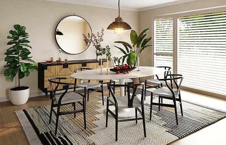 mesa de jantar 120cm redonda para 4 lugares