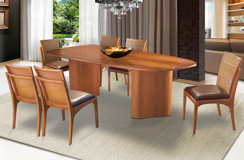 mesa de jantar redonda vs retangular qual a melhor para sua casa
