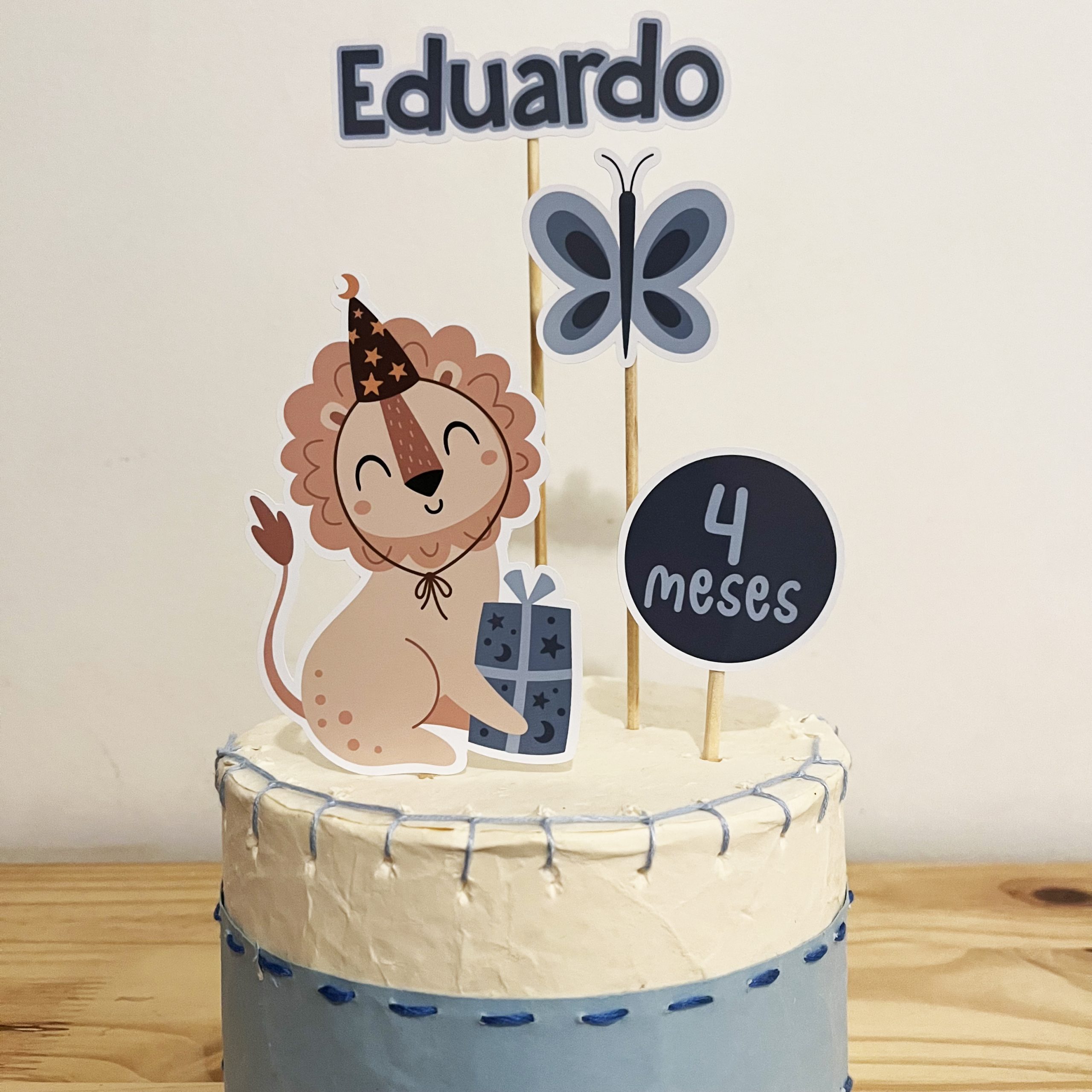 ideias bolo mesversario safari