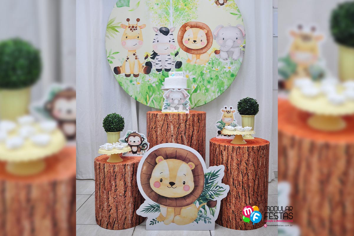 decoracao safari bebe
