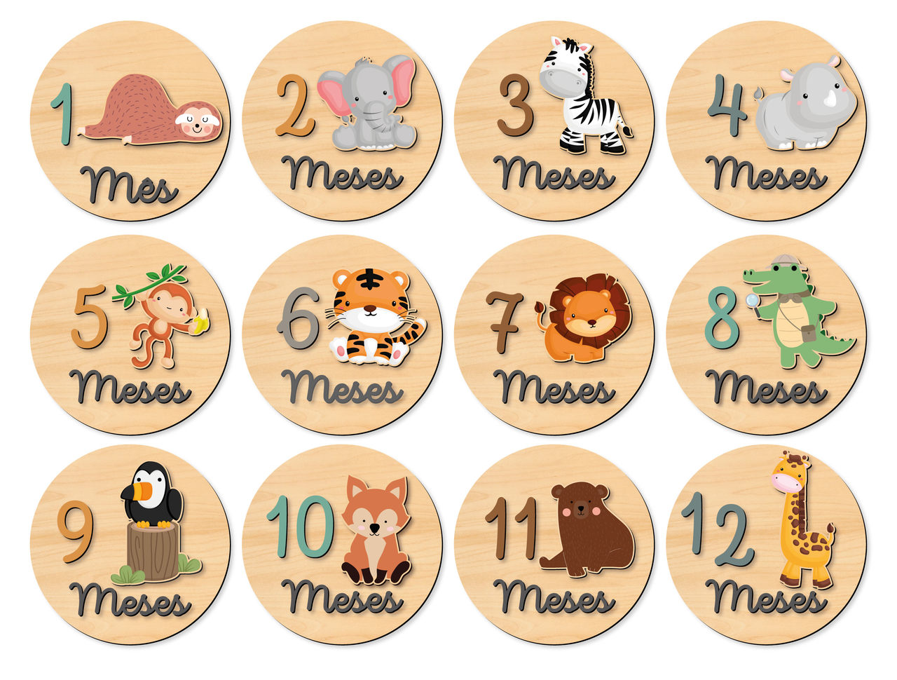 ideias bolo mesversario safari