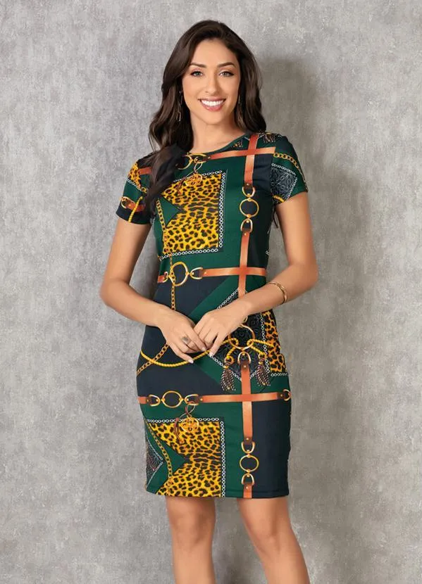 vestido tubinho alfaiataria