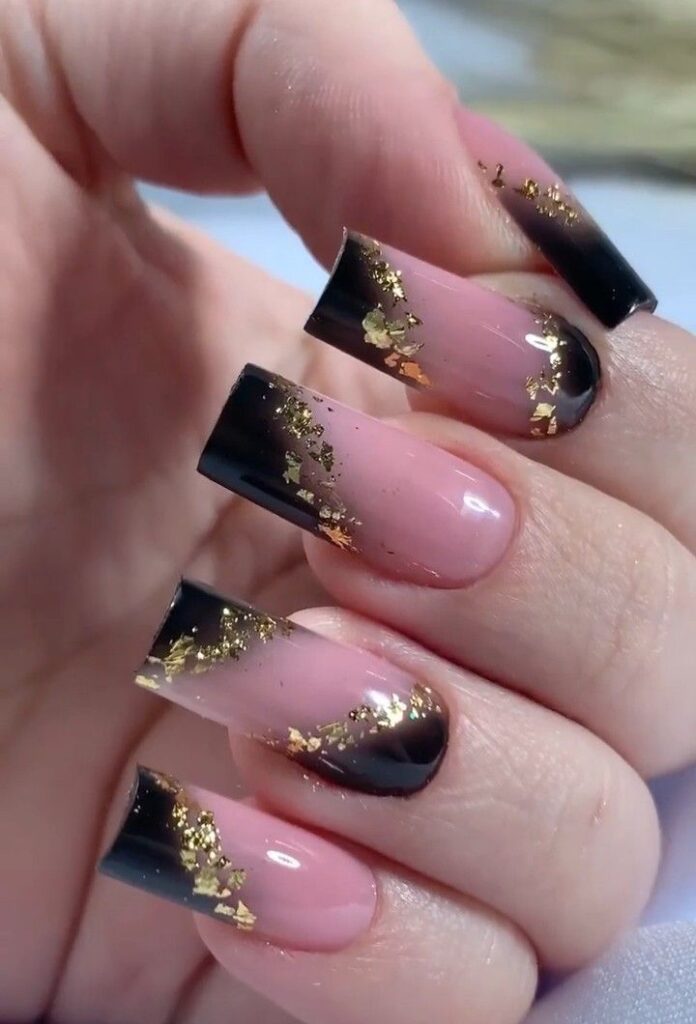 melhores ideias unhas com brilho para festas