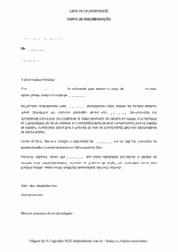 carta de recomendação para colega de trabalho