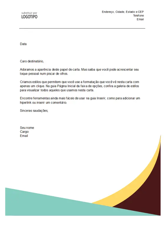como escrever uma carta de recomendação