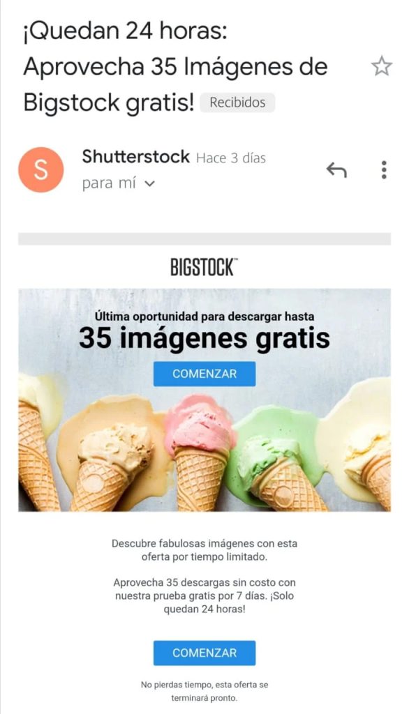 modelos de email marketing