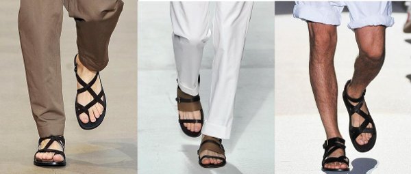 sandália masculina slide
