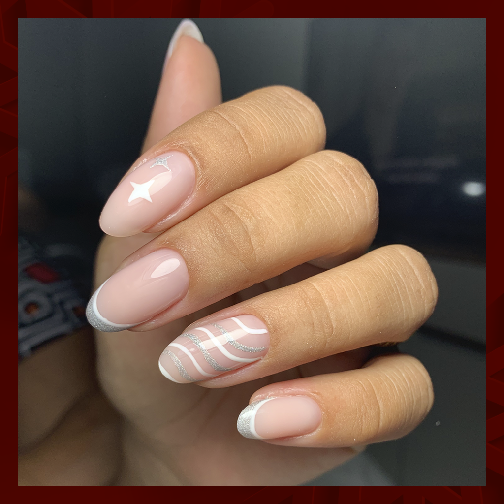 unhas elegantes para festas