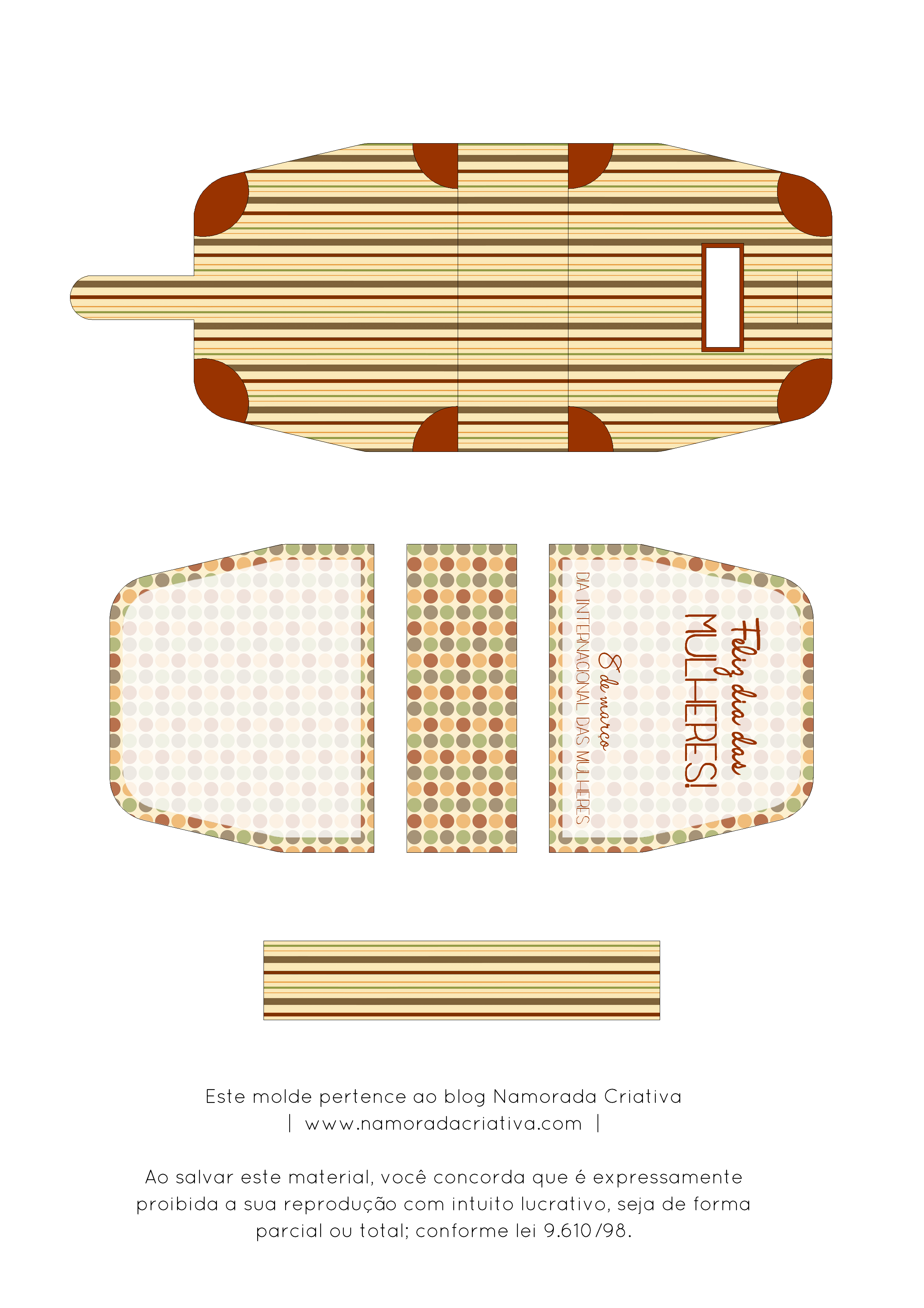 molde de batom para imprimir