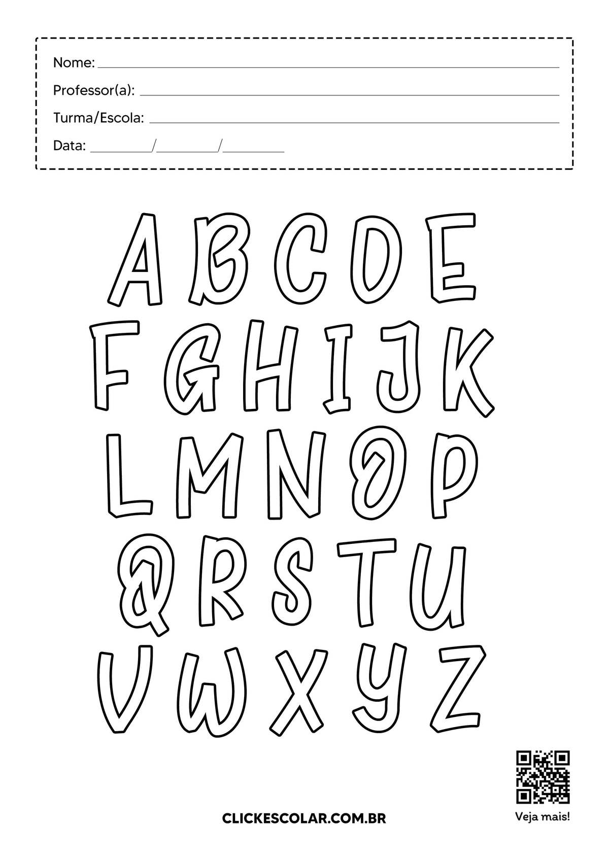 moldes de letras do alfabeto para feltro passo a passo