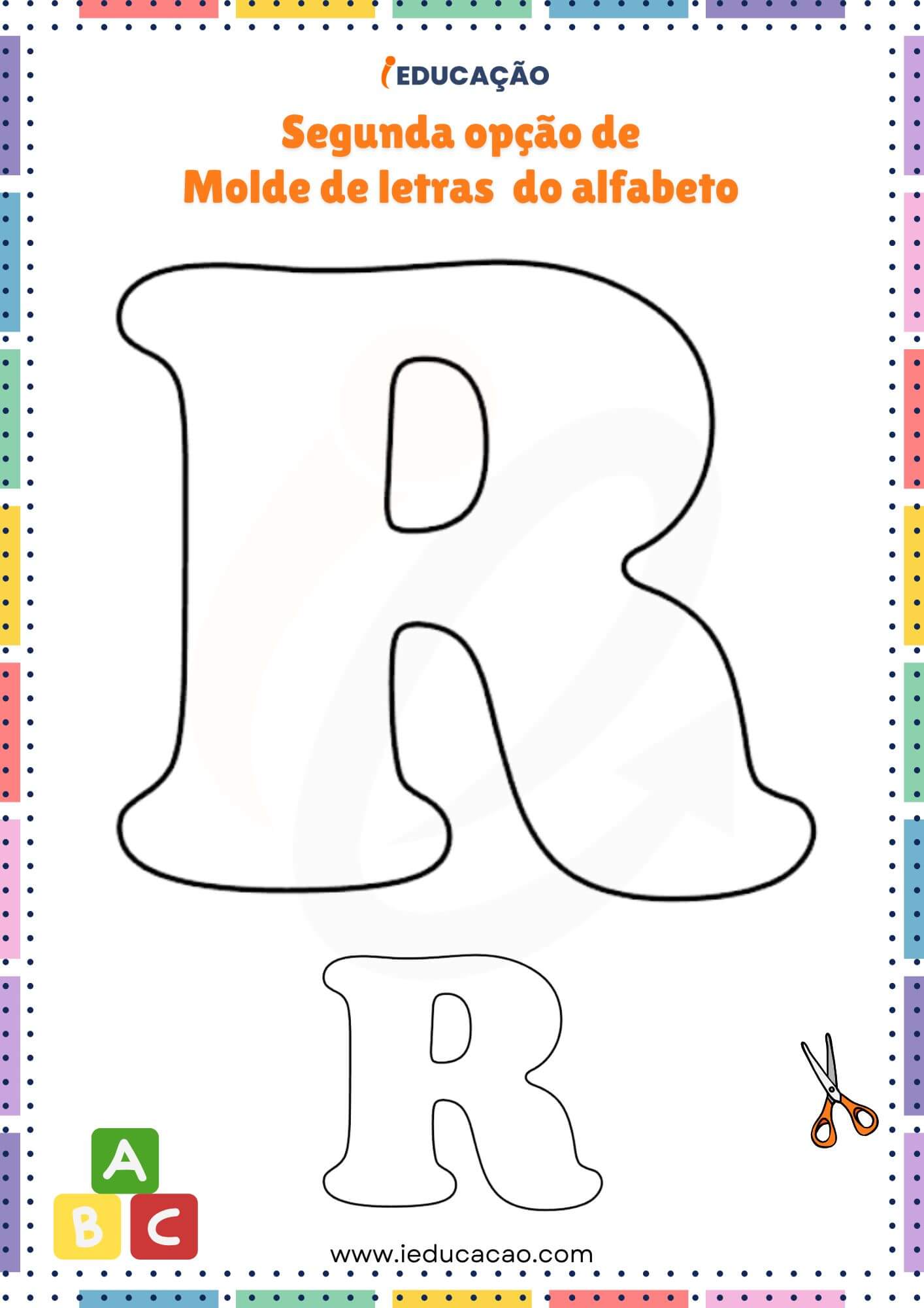 moldes de letras do alfabeto grandes