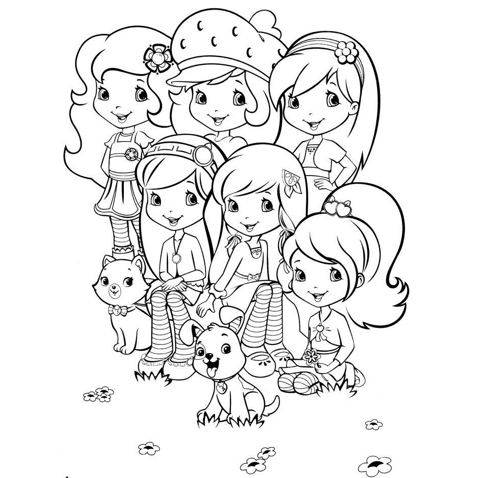 desenho da moranguinho fácil