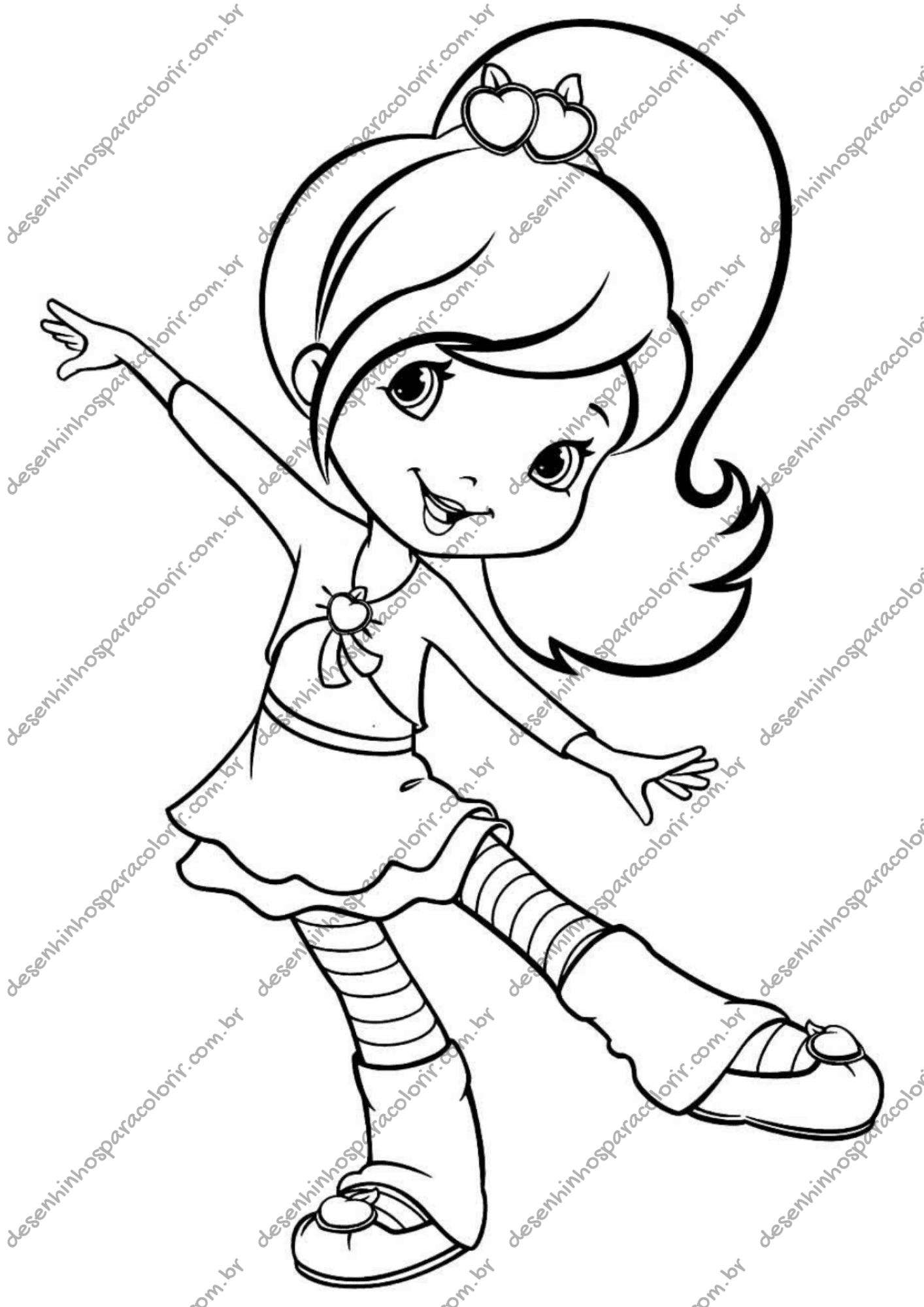 desenho moranguinho simples