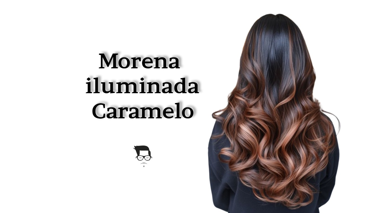 luzes caramelo em morenas
